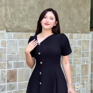 Vera Pleat Dress - HQM8087