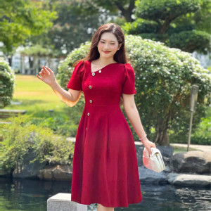 Vera Pleat Dress - HQM8087