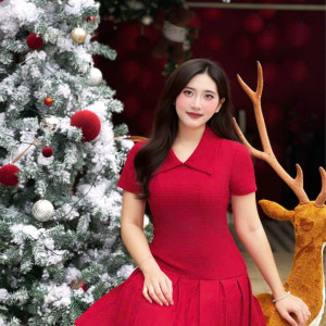 Mira Pleat Dress - HQM8024