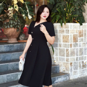 Vera Pleat Dress - HQM8087