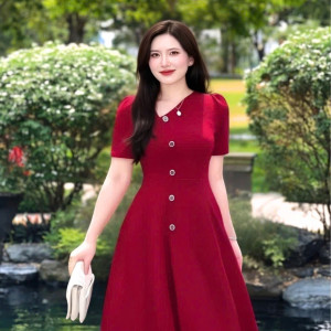 Vera Pleat Dress - HQM8087