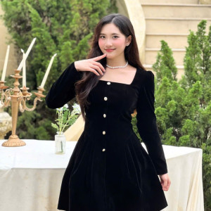 Velvet Muse Dress - HQM8060