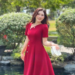 Vera Pleat Dress - HQM8087