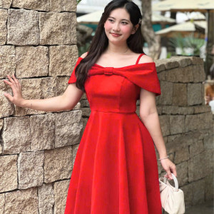 Velvet Grace Dress - HQM8040