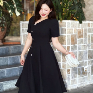 Vera Pleat Dress - HQM8087