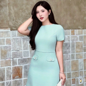 Alina Linen Dress - HQM8086