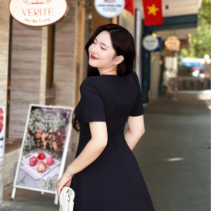 Vera Pleat Dress - HQM8087