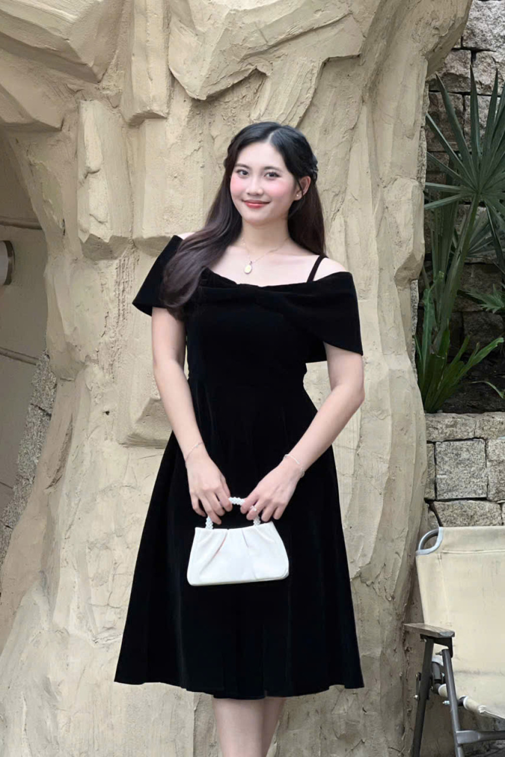 Velvet Grace Dress - HQM8040