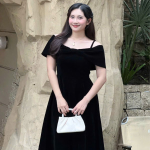 Velvet Grace Dress - HQM8040