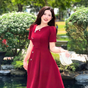 Vera Pleat Dress - HQM8087