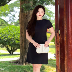 Alina Linen Dress - HQM8086