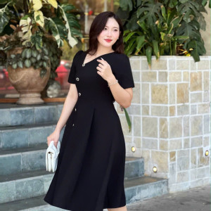 Vera Pleat Dress - HQM8087