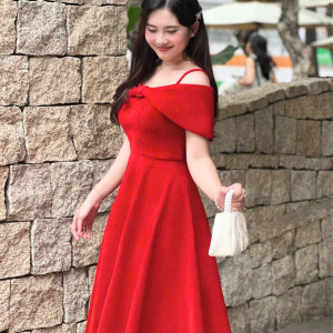 Velvet Grace Dress - HQM8040