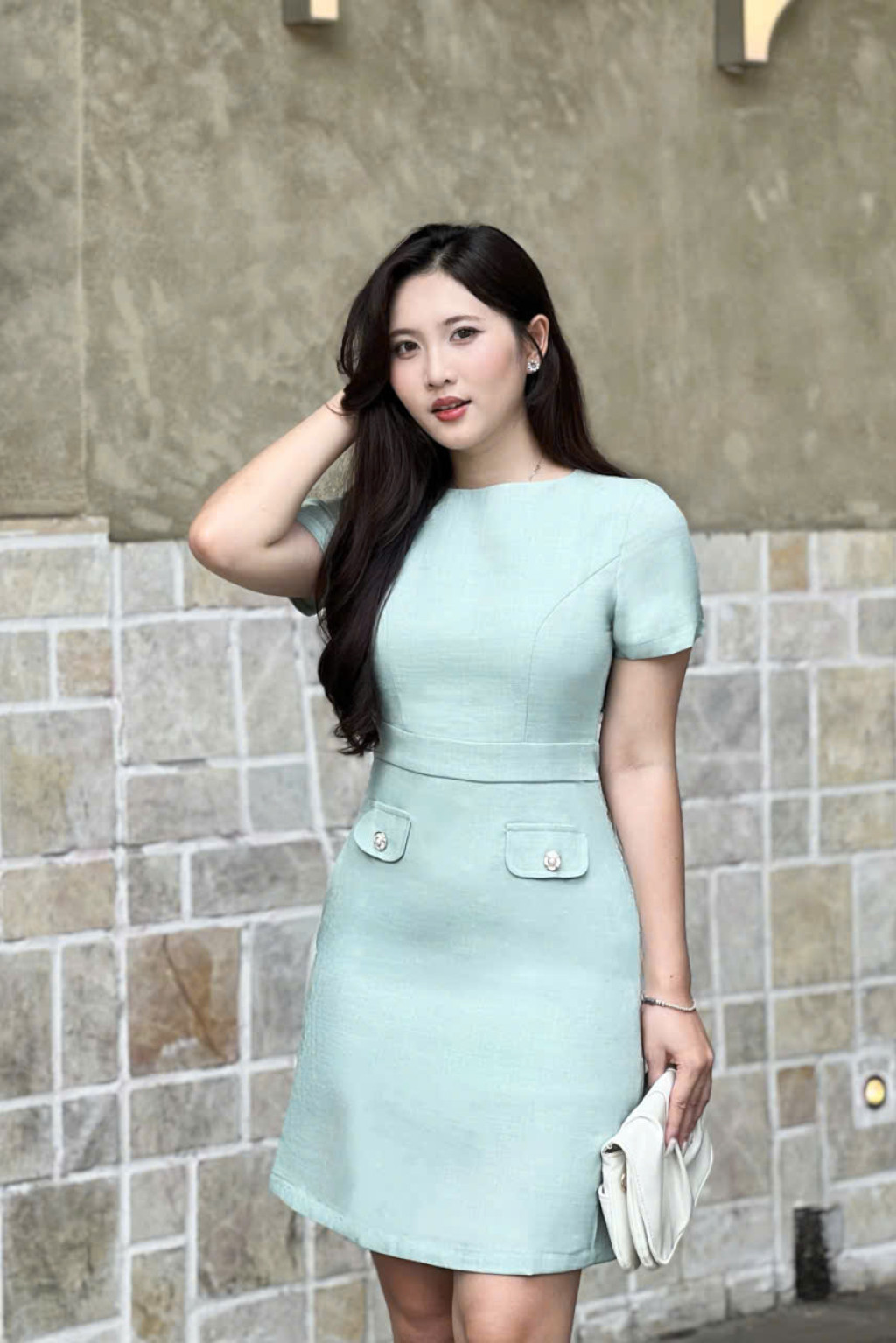 Alina Linen Dress - HQM8086