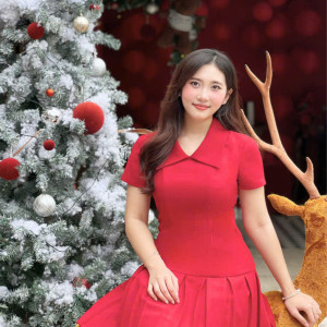 Mira Pleat Dress - HQM8024