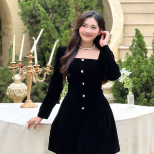 Velvet Muse Dress - HQM8060