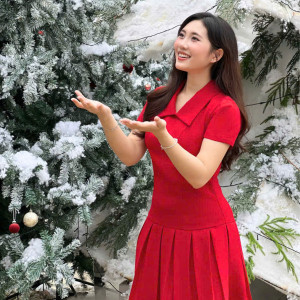 Mira Pleat Dress - HQM8024