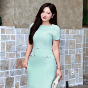 Alina Linen Dress - HQM8086