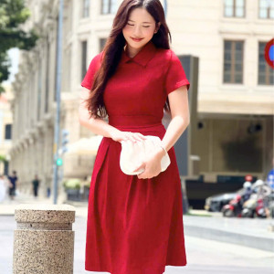 Elora Pleat Dress - HQM8090