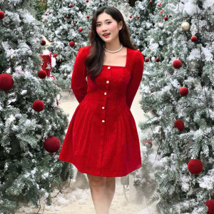 Velvet Muse Dress - HQM8060