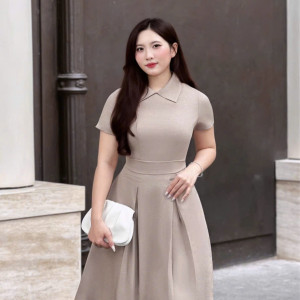 Elora Pleat Dress - HQM8090