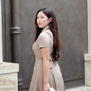 Elora Pleat Dress - HQM8090