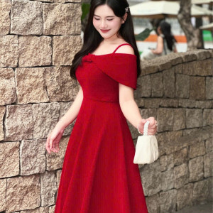 Velvet Grace Dress - HQM8040