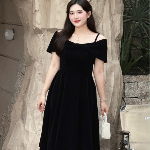 Velvet Grace Dress - HQM8040