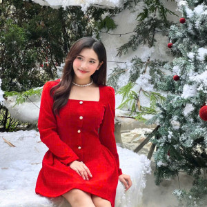 Velvet Muse Dress - HQM8060