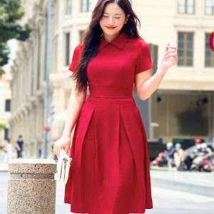 Elora Pleat Dress - HQM8090