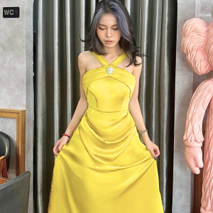 Đầm Lụa Cổ Yếm - Hera Luxe l Duyên Dáng Thanh Lịch, Kiêu Sa Cùng Lụa Tô Châu Cao Cấp