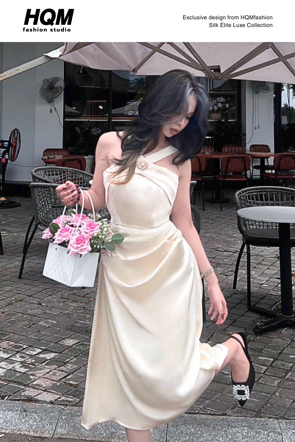 Đầm Lụa Cổ Yếm - Hera Luxe l Duyên Dáng Thanh Lịch, Kiêu Sa Cùng Lụa Tô Châu Cao Cấp